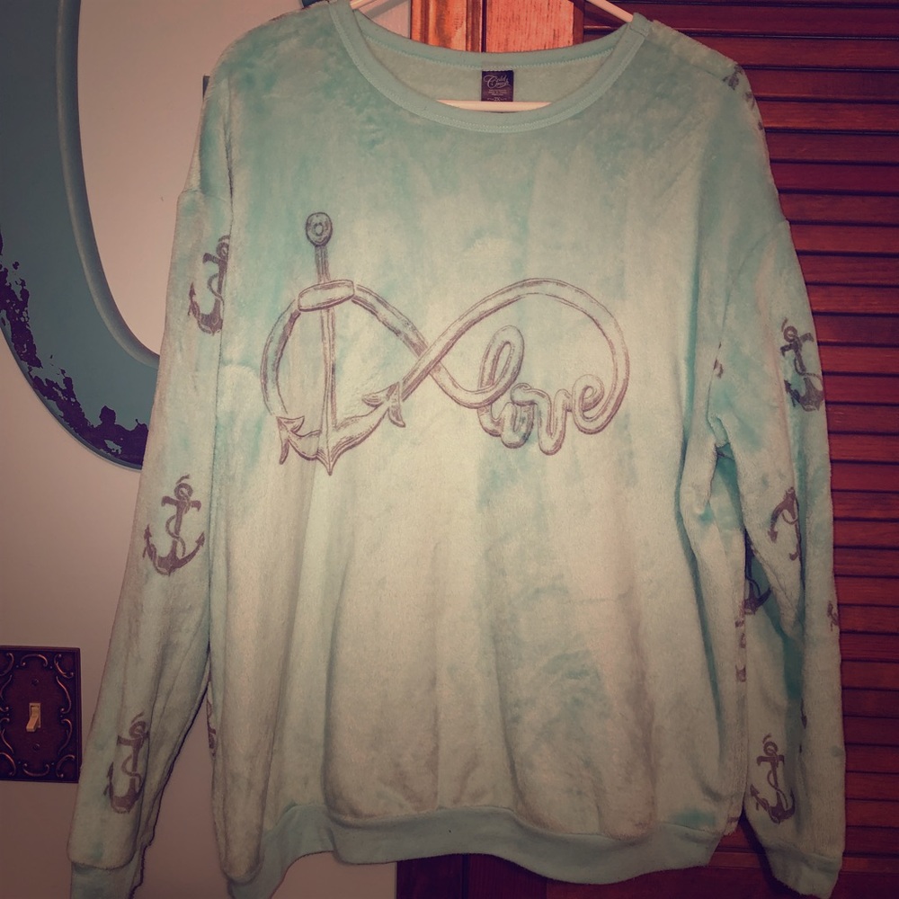 Super soft, plush like material pullover